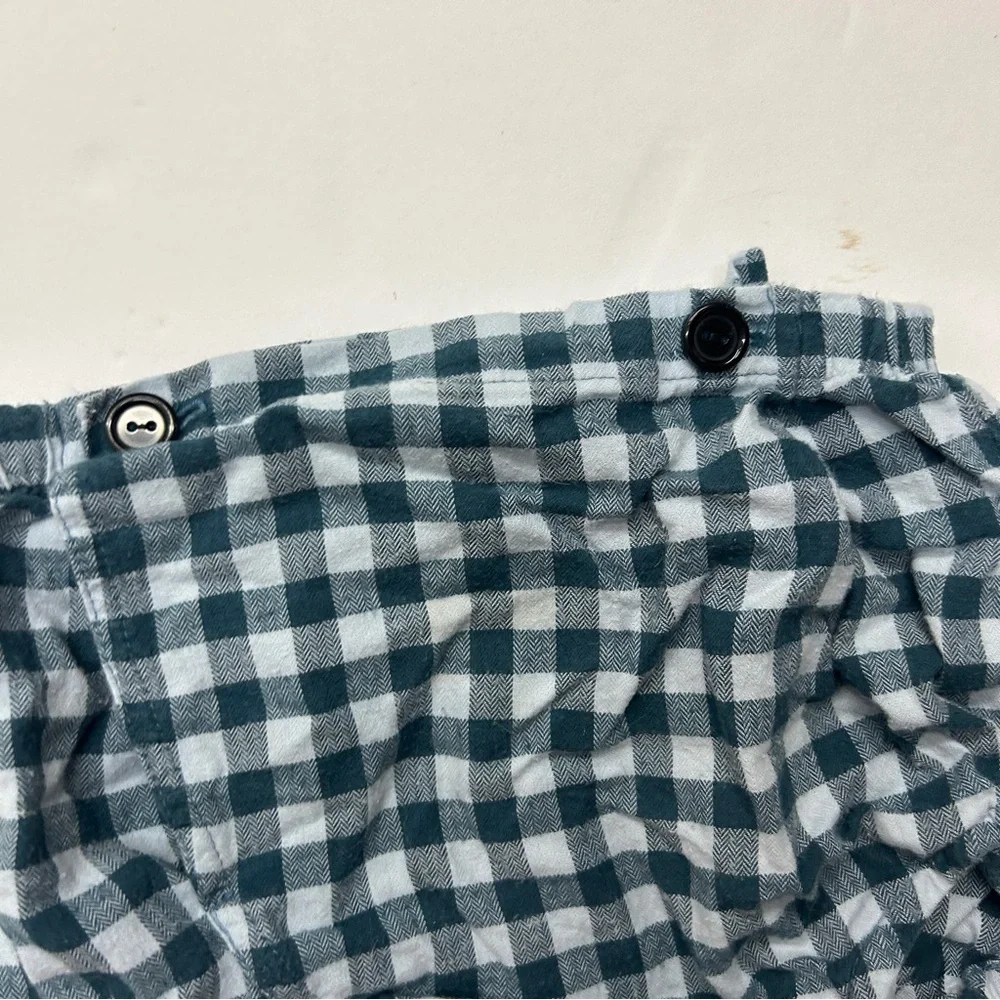 Carlymegan Figge Blue Flannel Plaid Checkered Girls Bloomers